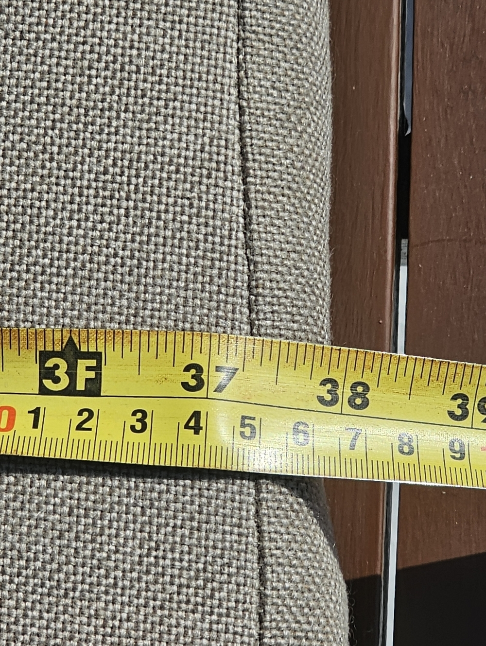 Outdoor SETTEE CUSHION Bench 37" x 18" x 2" USED Condition but OK - Picture 5 of 13